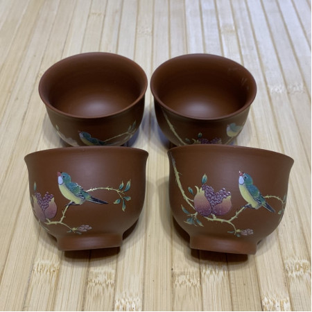 Набор пиал с птицами 100 мл